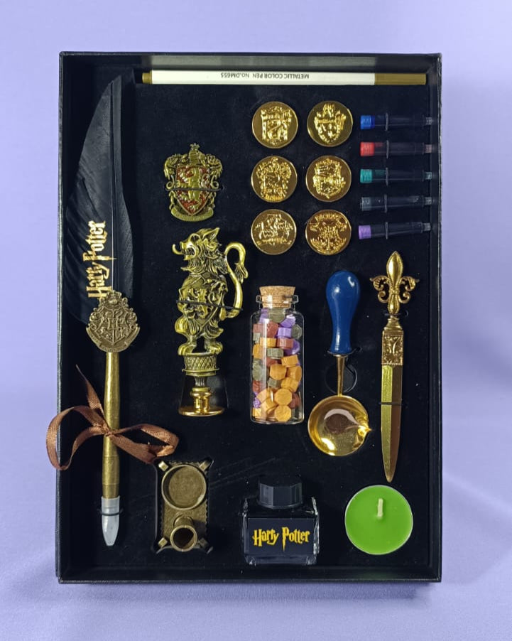 SET DE PLUMA DE HARRY POTTER