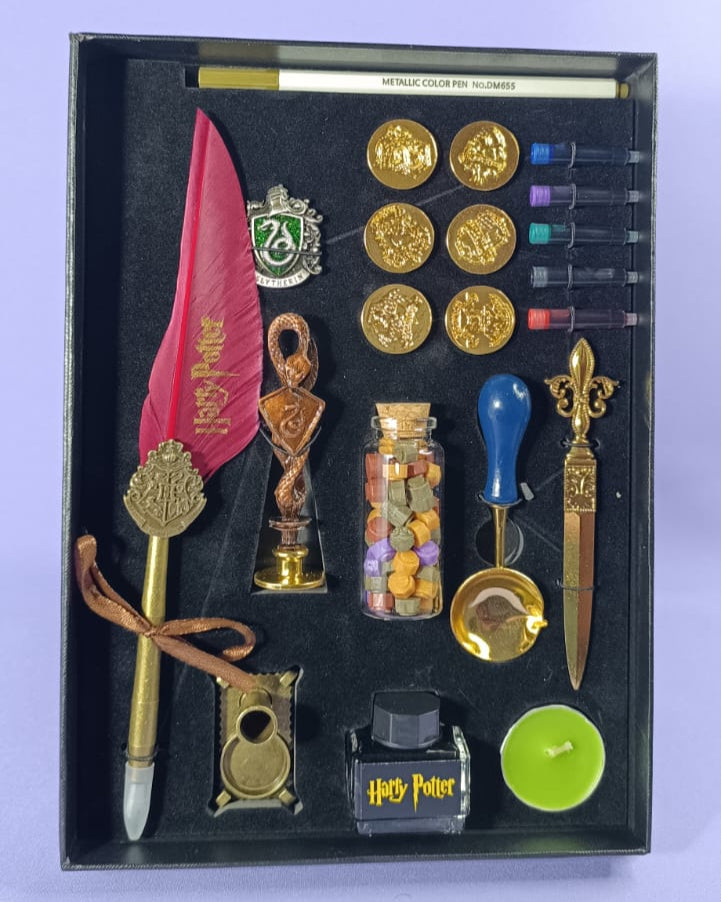 SET DE PLUMA DE HARRY POTTER